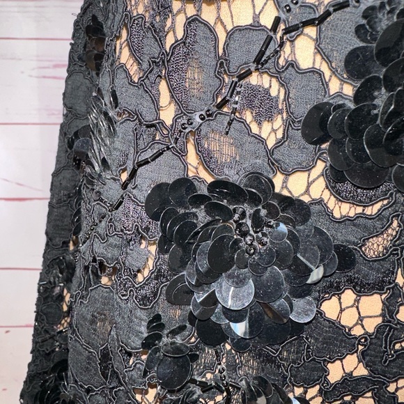 NWT MICHAEL KORS COLLECTION Beaded one shoulder party dress black AUTHENTIC NEW - Picture 5 of 16